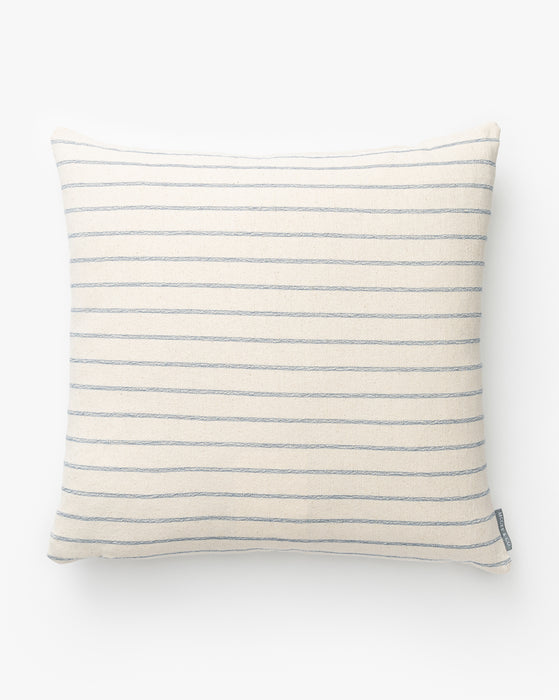 Vintage Blue Stripe Pillow Cover No. 3