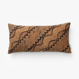 Vintage Brown Diagonal Pattern Pillow Cover No. 5