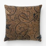 Vintage Brown Leaf Pillow Cover No. 1