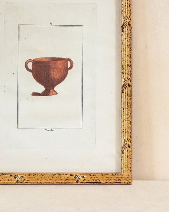Vintage Brown Vase Painting III