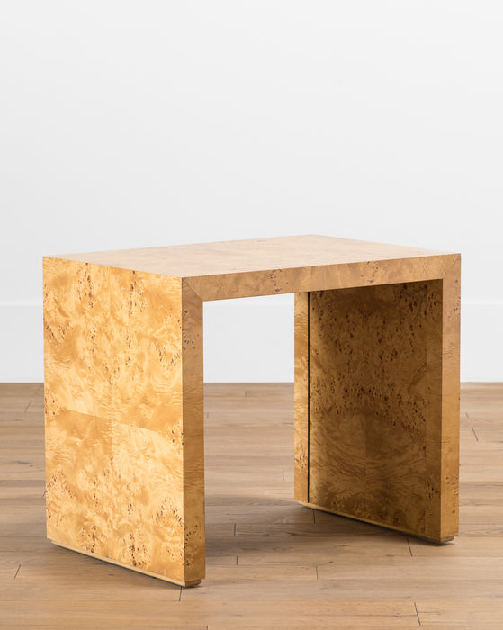 Wisteria burl wood shop coffee table