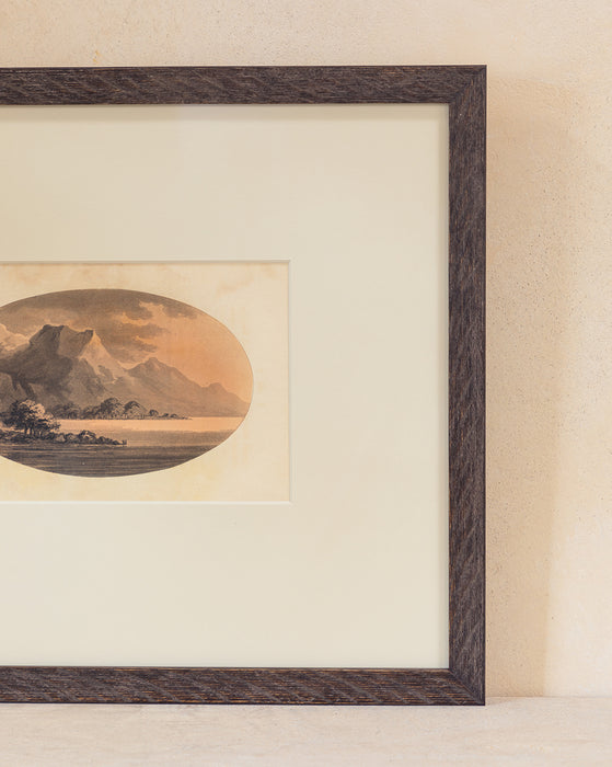 Vintage Etched Mountain