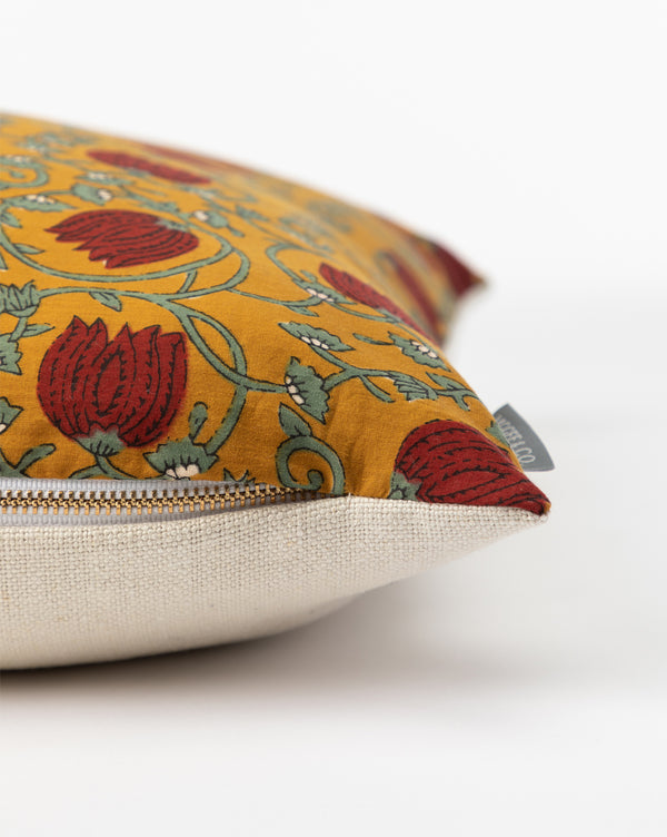 Vintage Flowers & Vines Pillow Cover No. 1