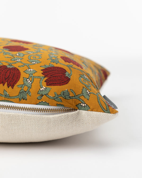 Vintage Flowers & Vines Pillow Cover No. 2