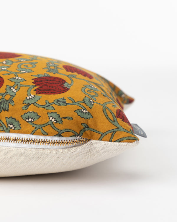 Vintage Flowers & Vines Pillow Cover No. 3