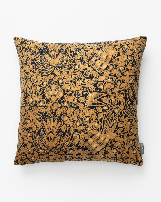 Vintage Gold Patterned Pillow Cover No. 4