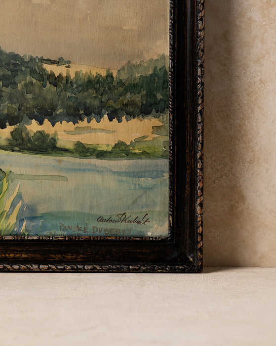 Vintage Greenery Painting II