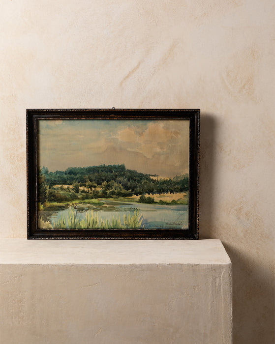 Vintage Greenery Painting II