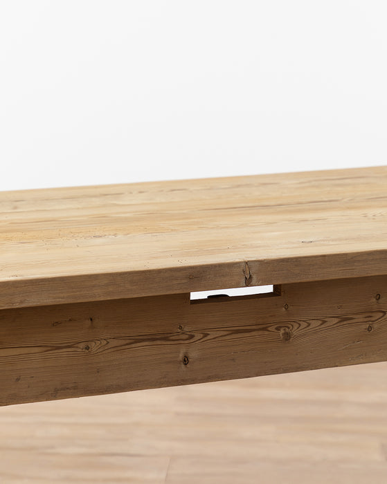 Vintage Long Pine Table