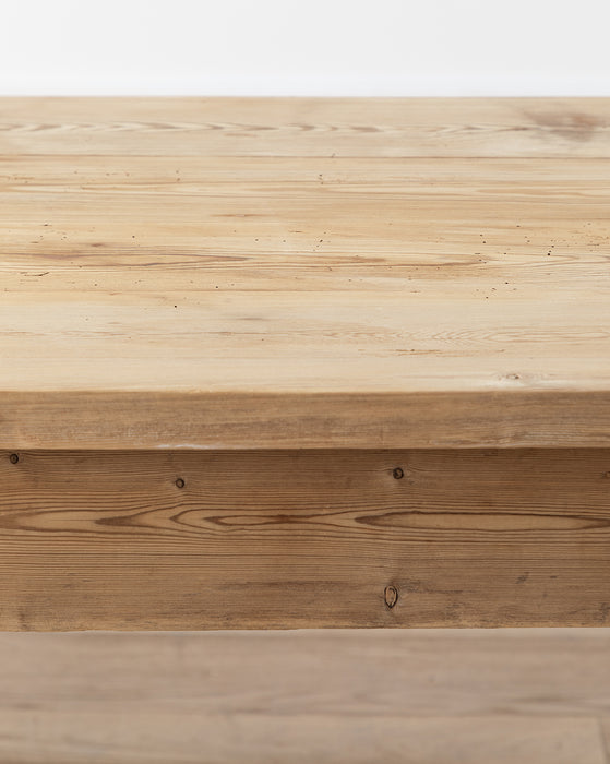 Vintage Long Pine Table