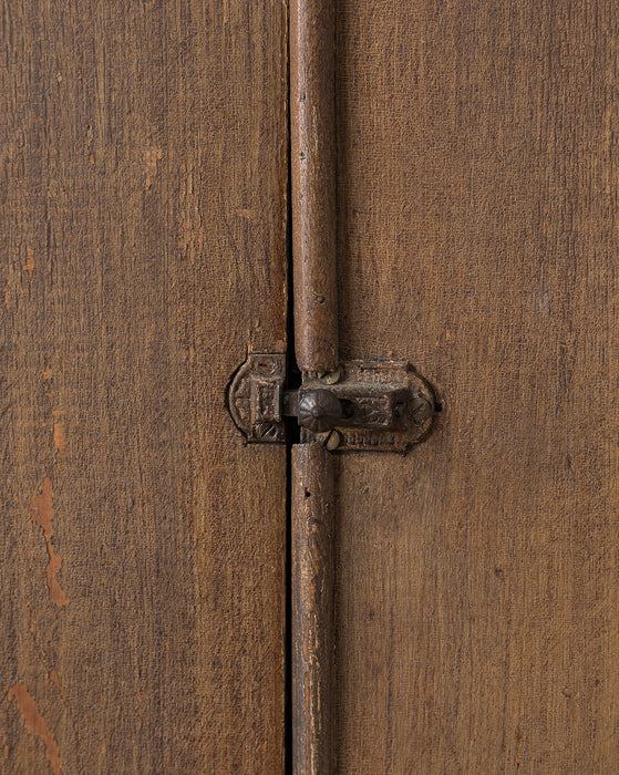 Vintage Wooden Single Door Wardrobe