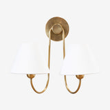 Wainwright Double Swoop Sconce