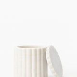 White Marble Canister