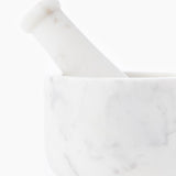 White Marble Mortar & Pestle