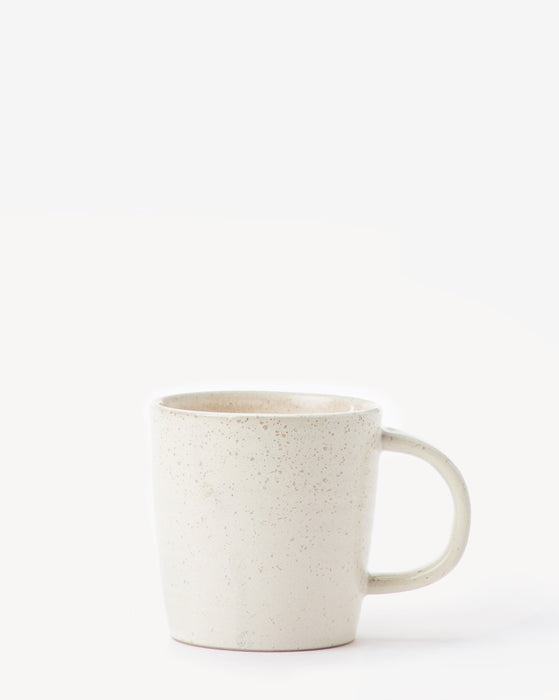 White & Gray Porcelain Cup