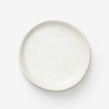 White & Gray Speckled Porcelain Salad Plate