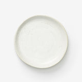 White & Gray Speckled Porcelain Salad Plate