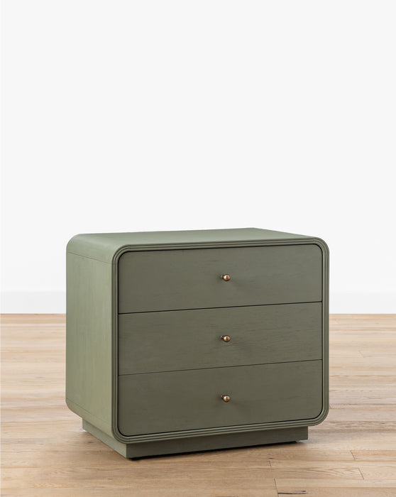 green nightstand, modern nightstand