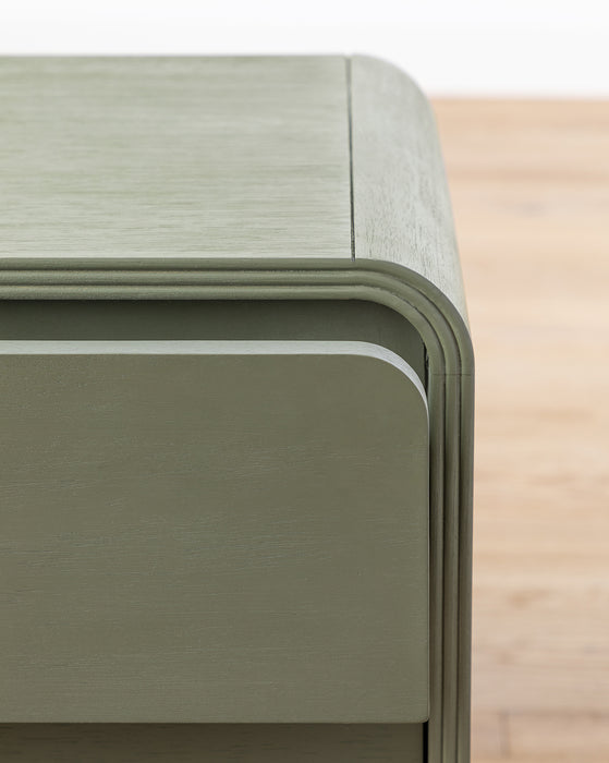 green nightstand, modern nightstand