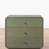 green nightstand, modern nightstand