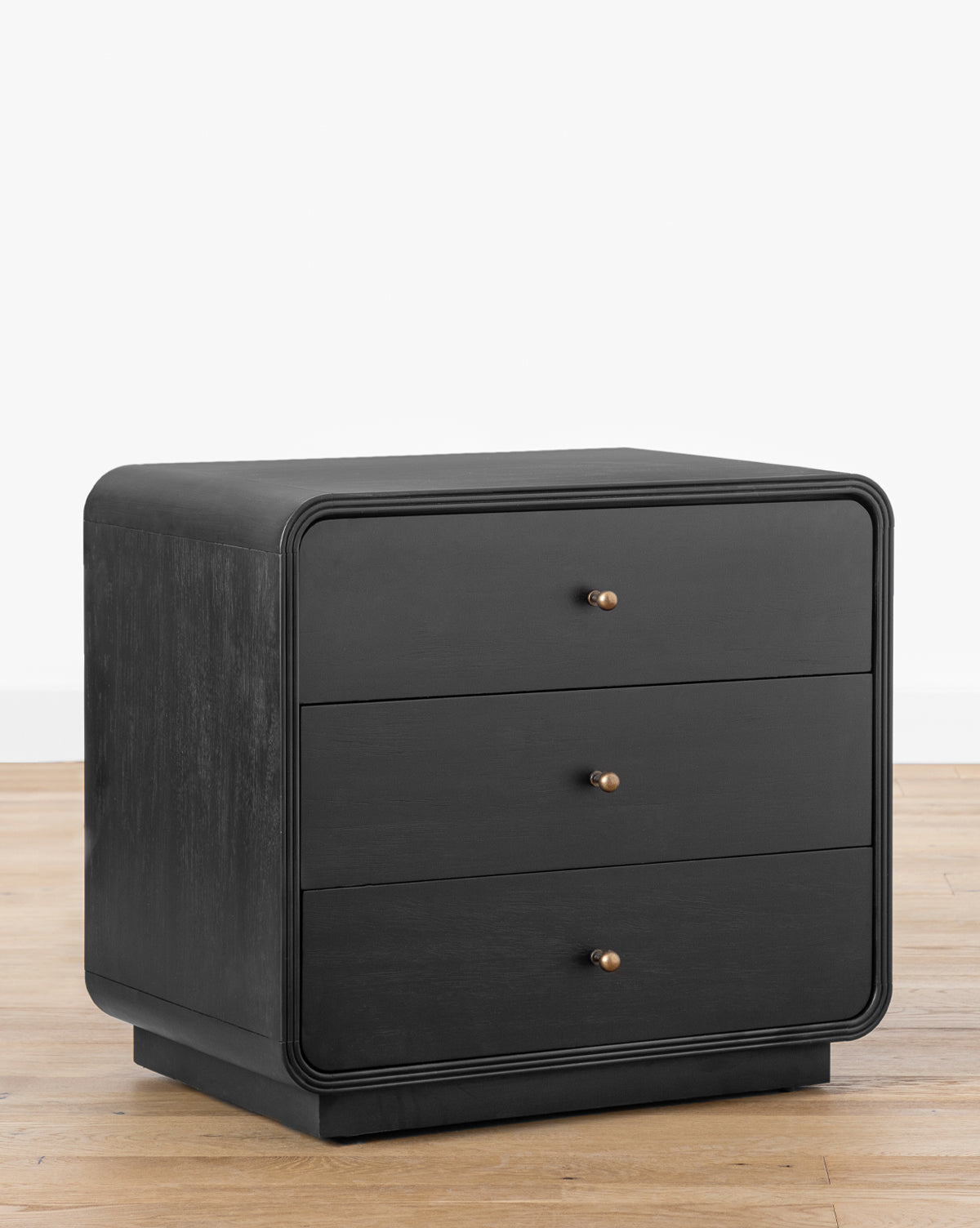 Black Modern Nightstand McGee Co