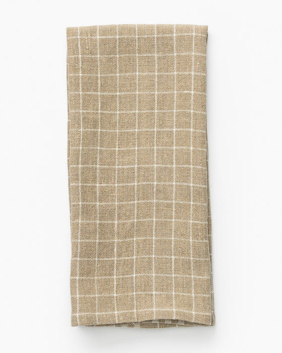 Windowpane Linen Tea Towel
