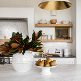 Rounded White Vase