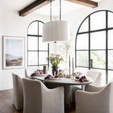Perfect Pleat Oval Hanging Shade