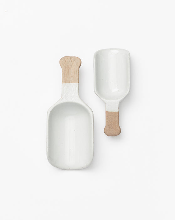 Two-tone Porcelain Scoop (Set of 2)