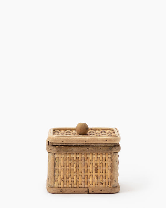 Woven Cane Tuscan Box