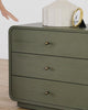 green nightstand, modern nightstand