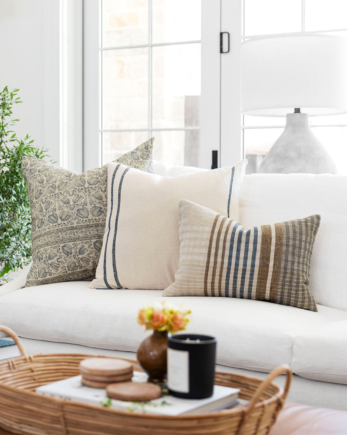Margaret Stripe Pillow Cover