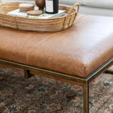 Harlow Leather Bench