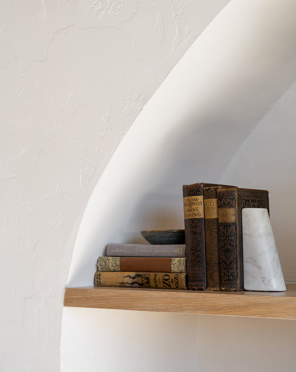 Tapered Marble Bookends (Set of 2)