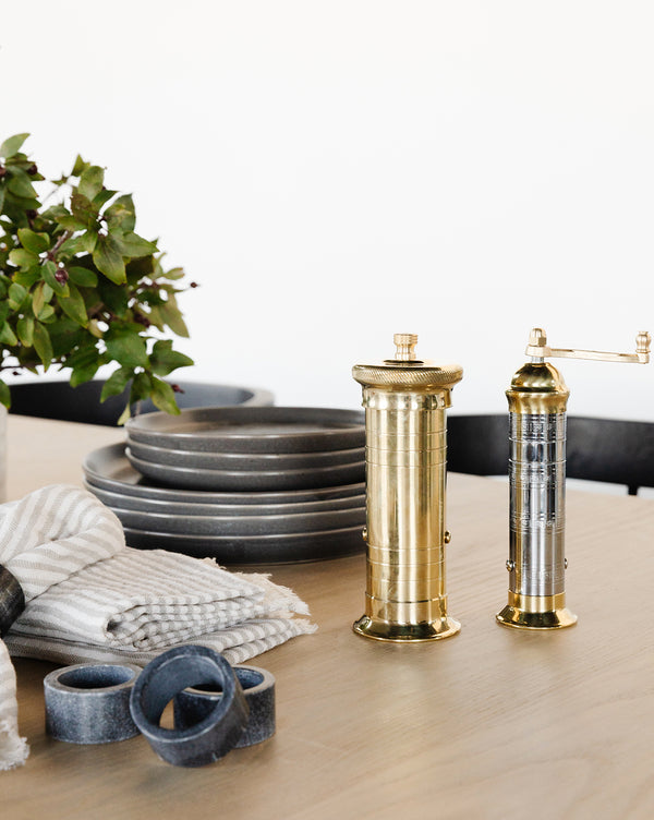 Mixed Metal Pepper Mill