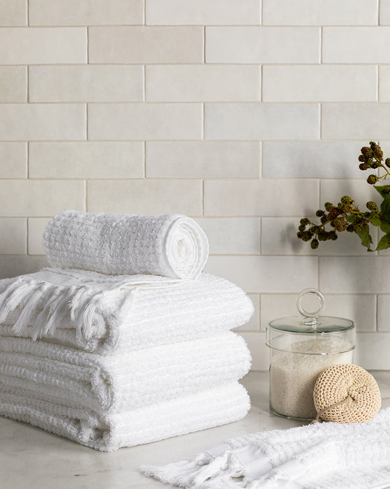 Plush Classic White Bath Towel  Shop Waldorf Astoria Hotels & Resorts