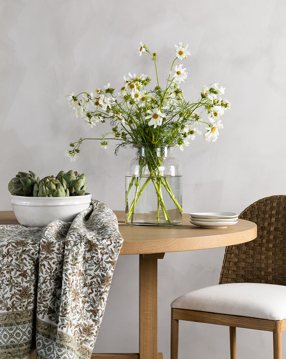 White & Gray Speckled Porcelain Salad Plate