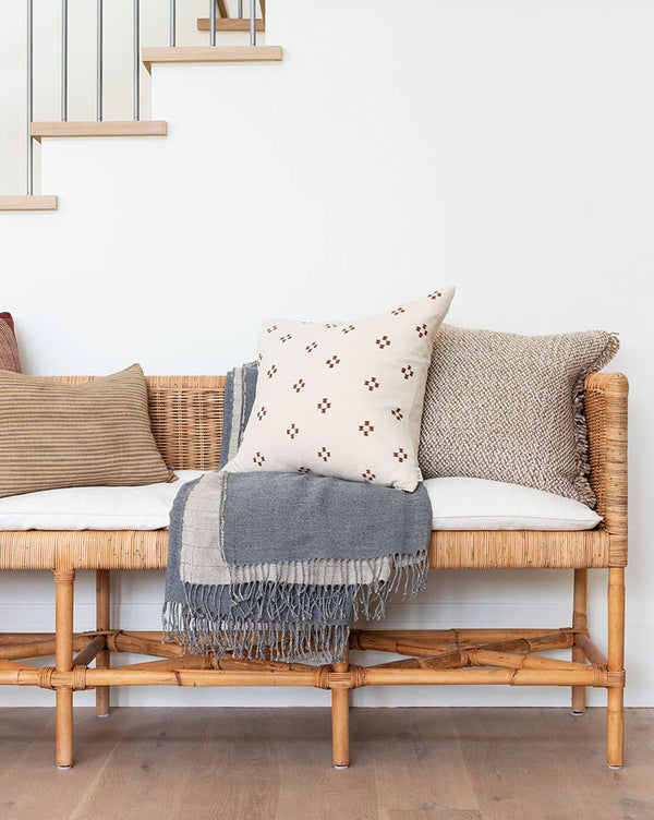Linen & Wool Reversible Throw