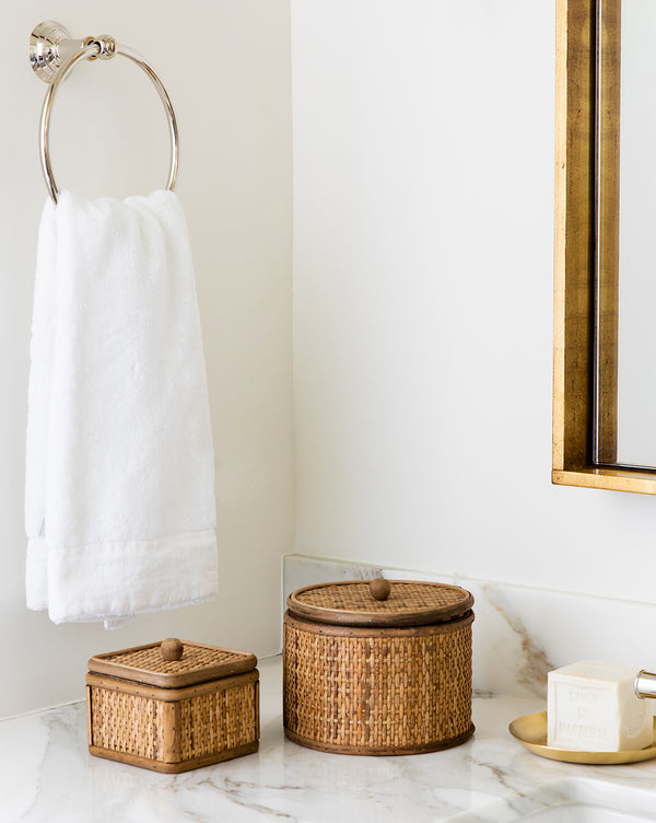 Woven Cane Tuscan Box