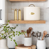 Distressed Chalk Glaze Crock